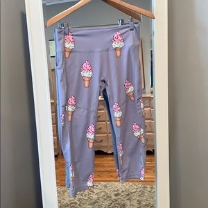 Feed Me Fight Me Ice Cream Skull Mid-Rise Capris